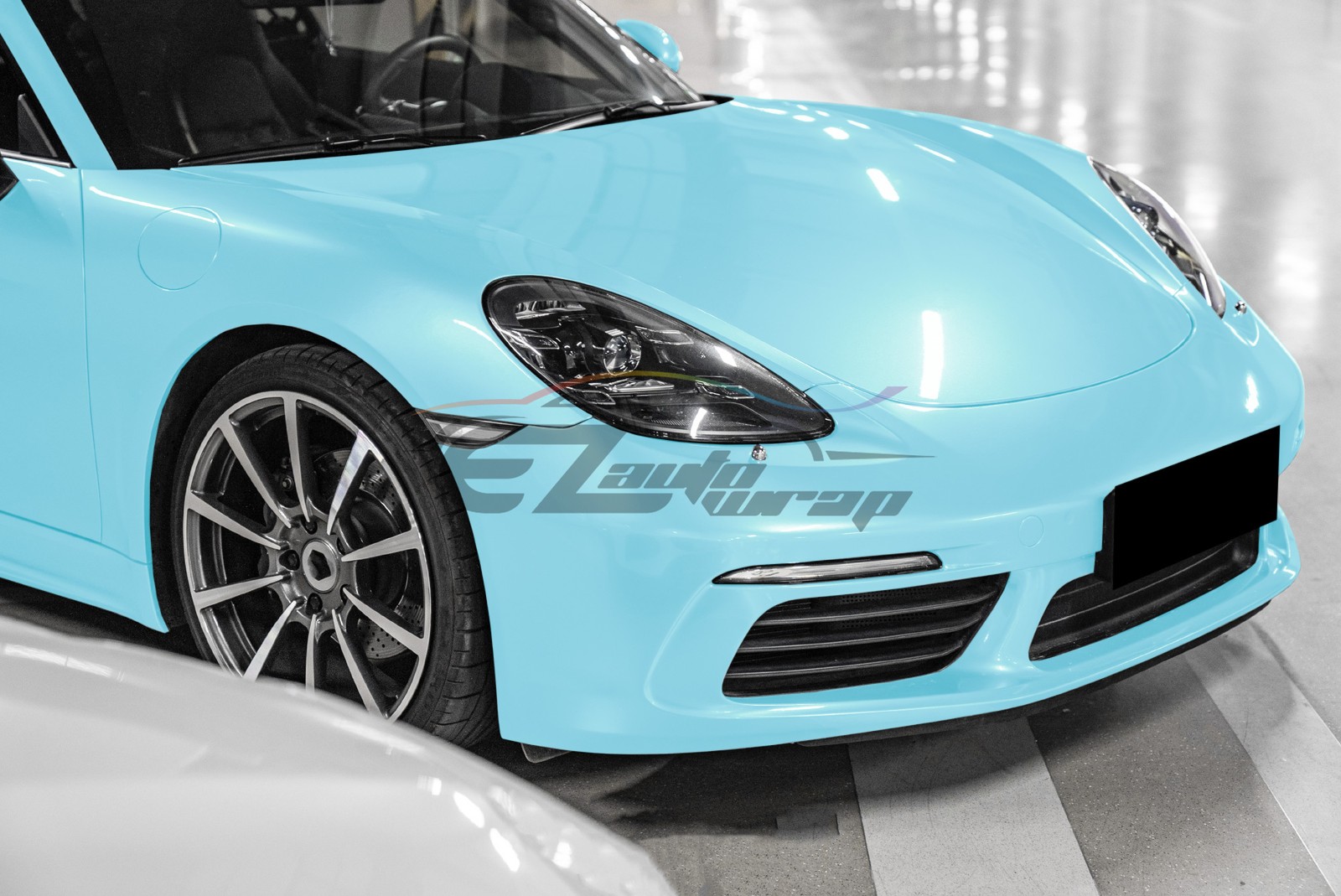 TPU Color Gloss Ice Blue PPF Paint Protection Film Dry Wet Apply Auto Vinyl Wrap