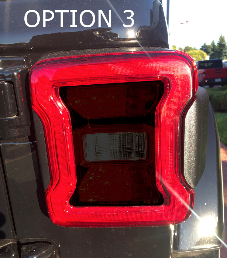 Tint Kit For 2020 – 2023 JEEP Gladiator (JT) Tail Lights & Marker LUXE Material
