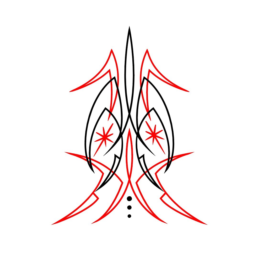 Hot Rod Pinstriping Decal – 10″ x 8″ – Vinyl – Free Shipping! – 2 Colors