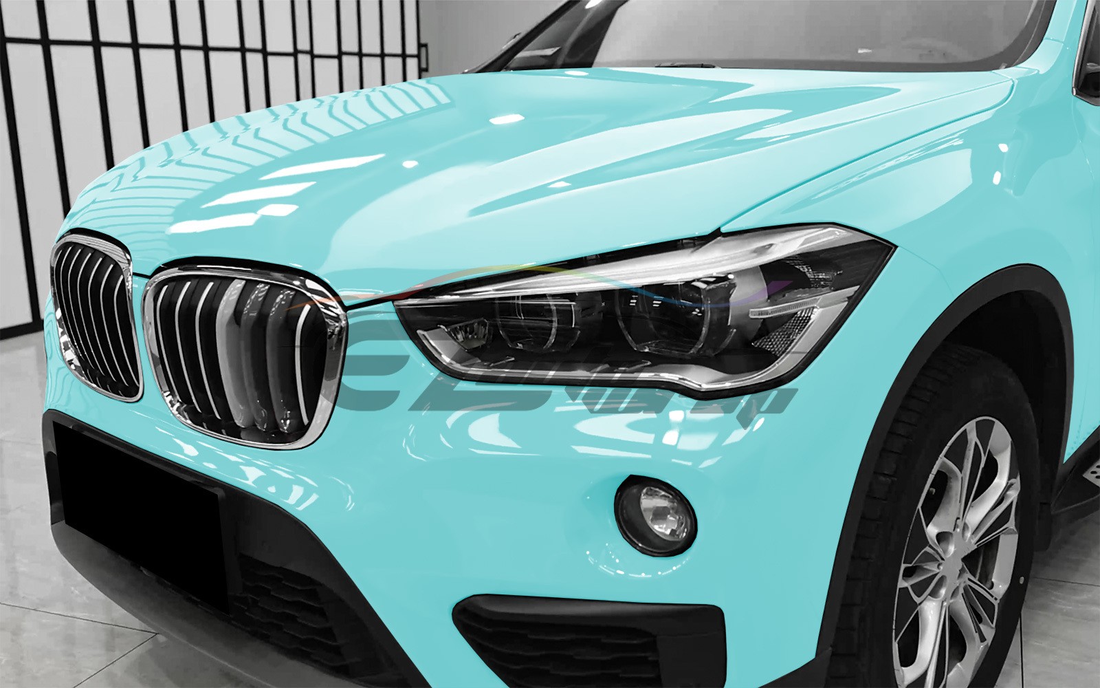 Color PPF Paint Protection Film Gloss Teal Blue Car Paint Scratch Shield Wrap