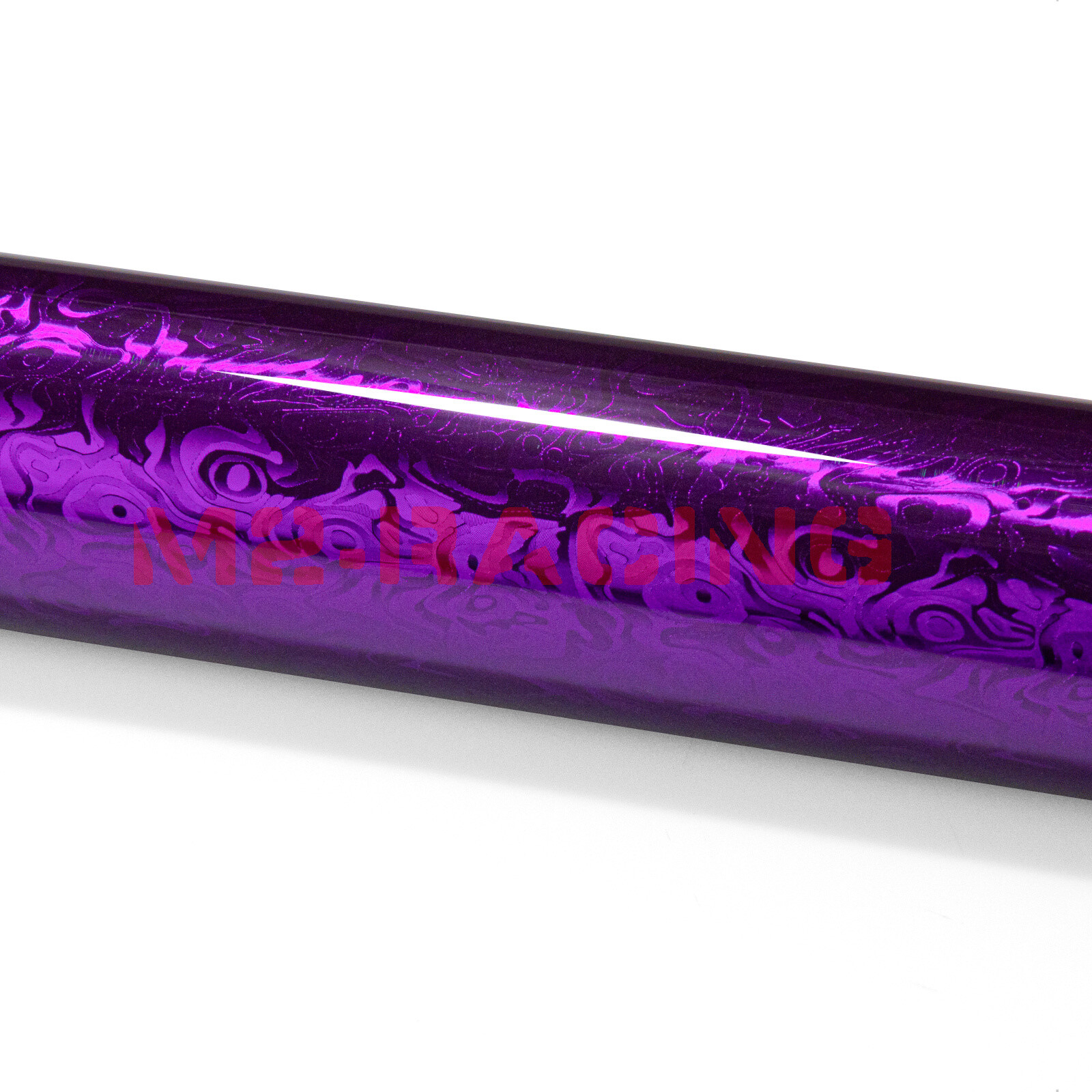 PET Damascus Steel Forged Gloss Royal Purple Car Vinyl Wrap Decal Sticker Film