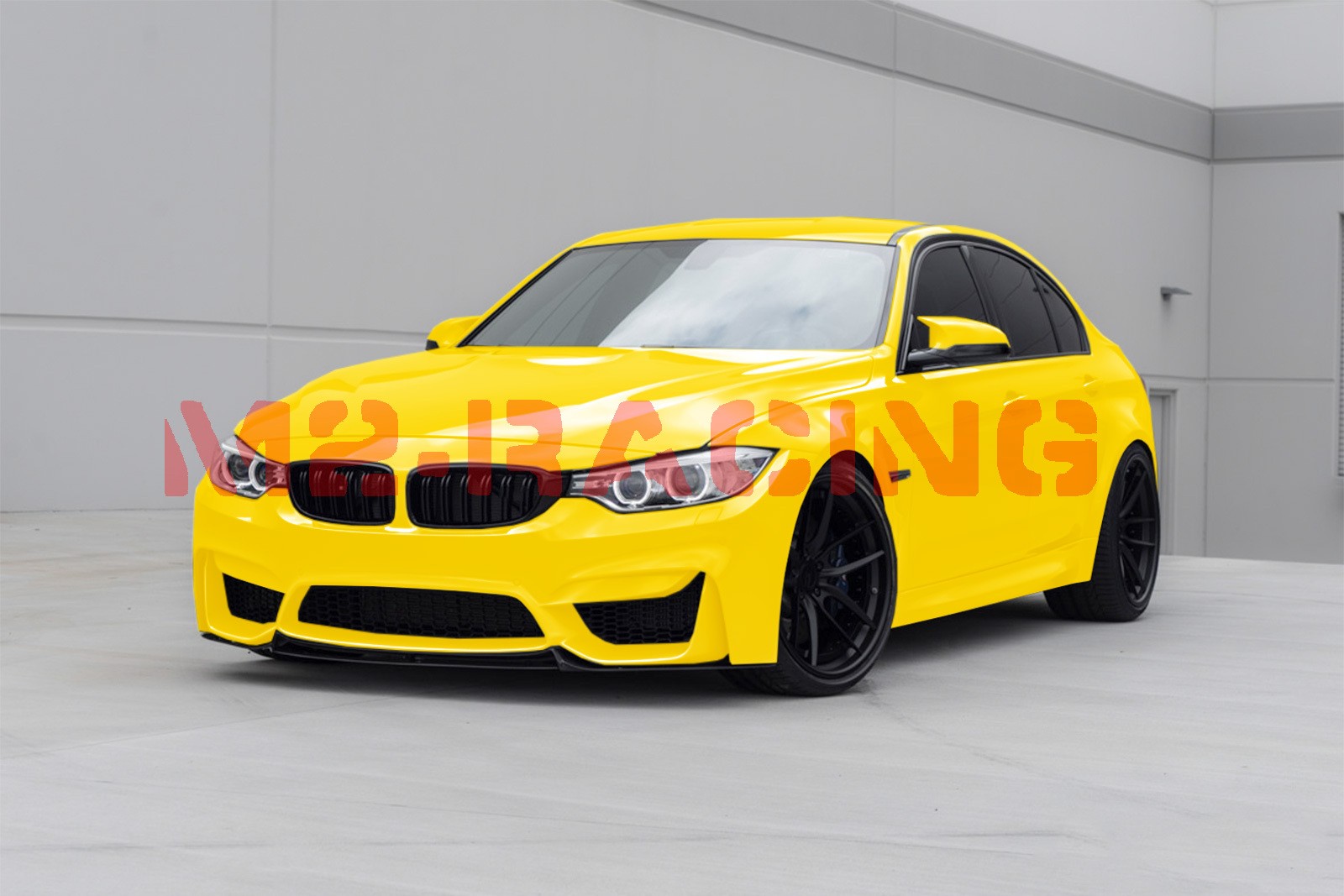 2pcs 4″x8″ Sample PPF Paint Protection Gloss Lemon Yellow Invisible Scratch Free