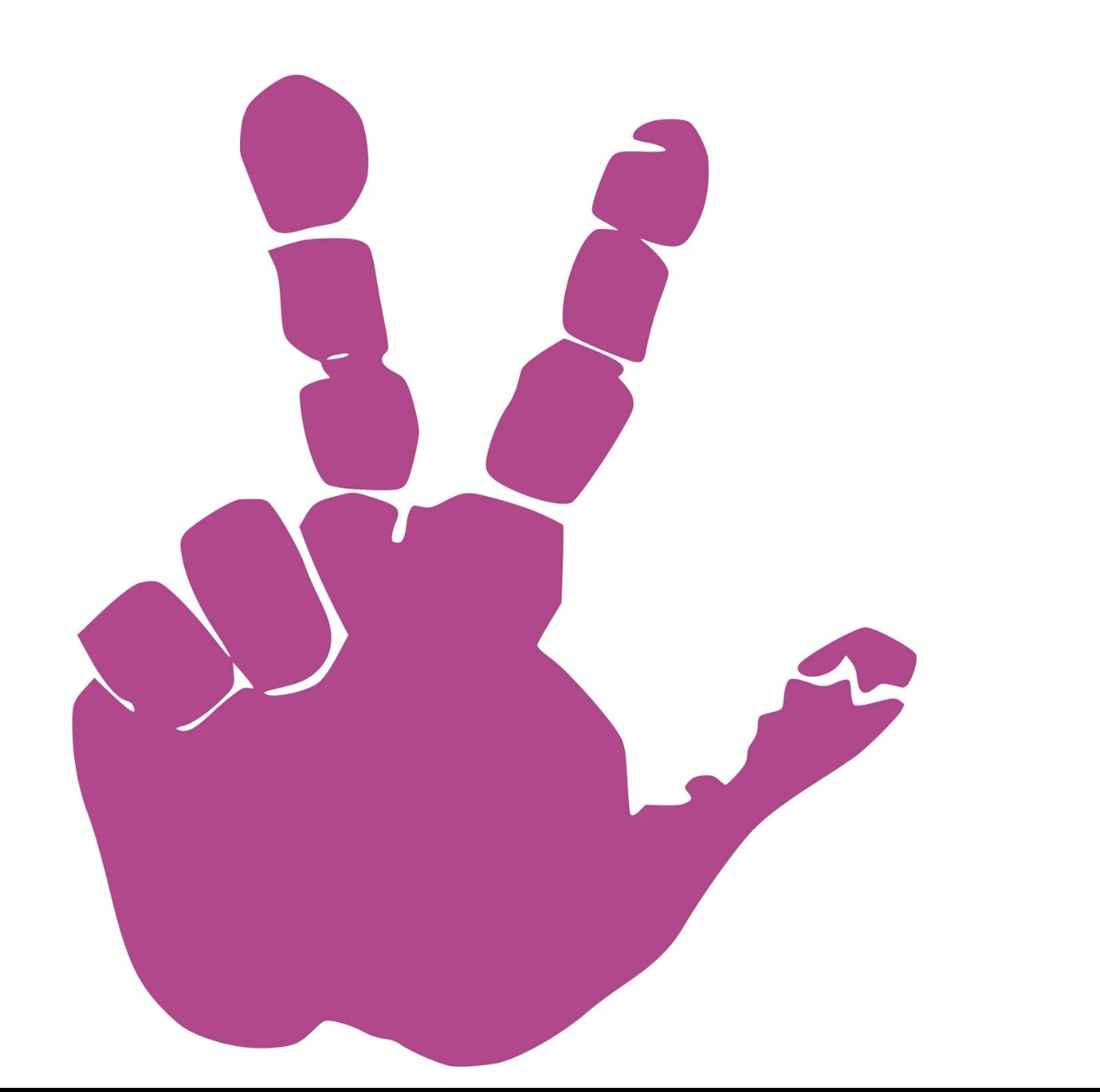 Set of Hand Wave Peace Wave Decal for Jeep Side Mirrors- Left & Right