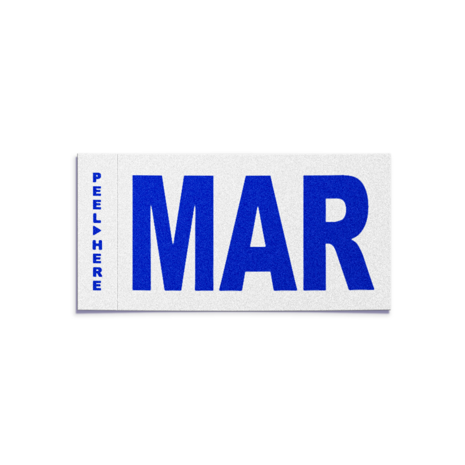 MARCH – California License Plate YOM Month Sticker – CA DMV Registration Tag