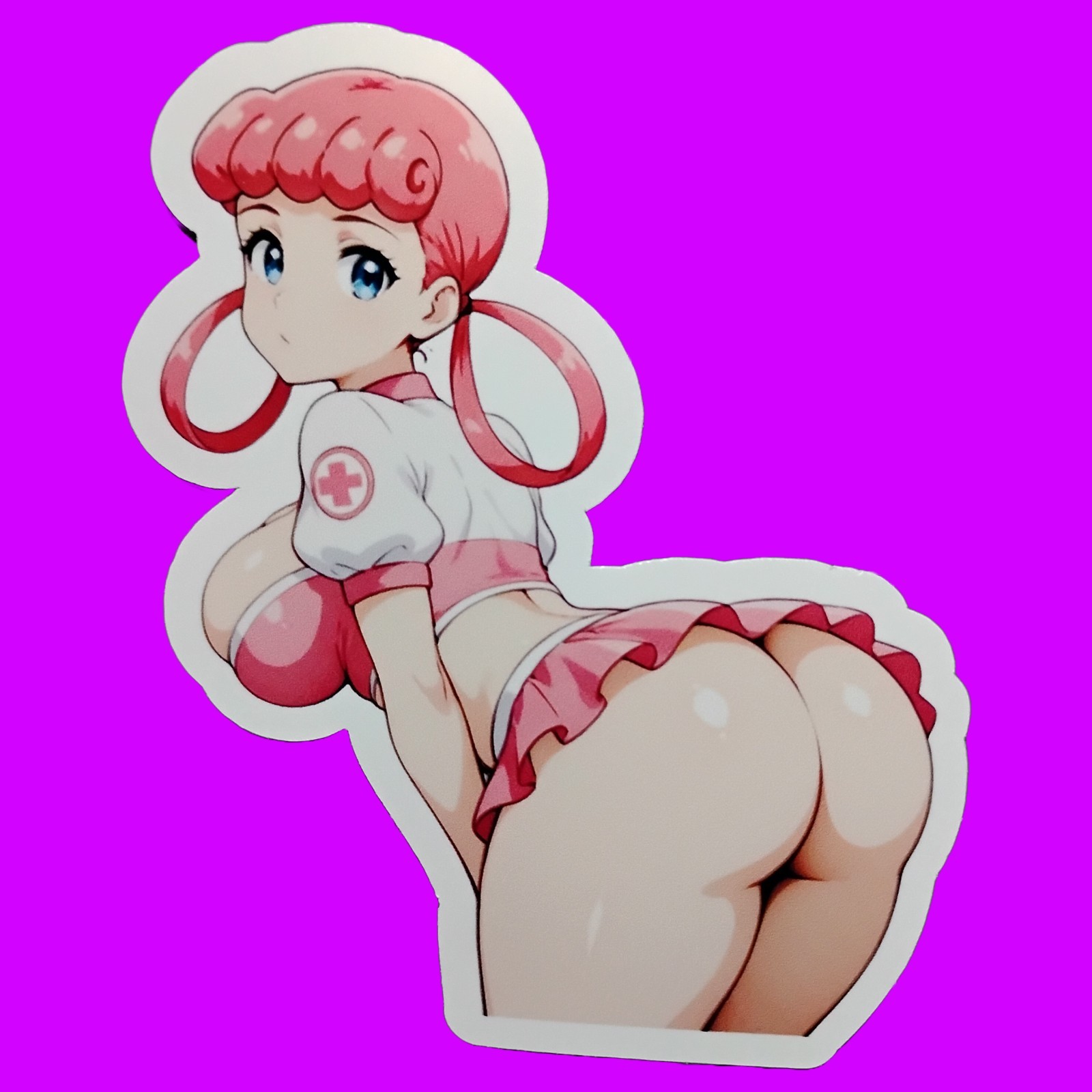 Anime Waifu Decal Sticker, Multiple Sizes Available