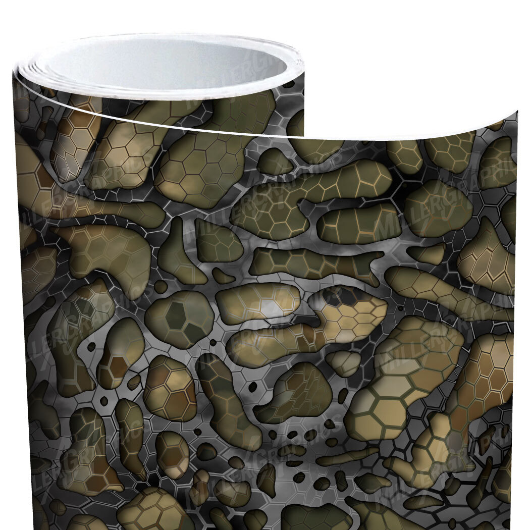 Camo Chameleon and Black XD Wrap Vinyl Roll Sheet 3M – Many Sizes