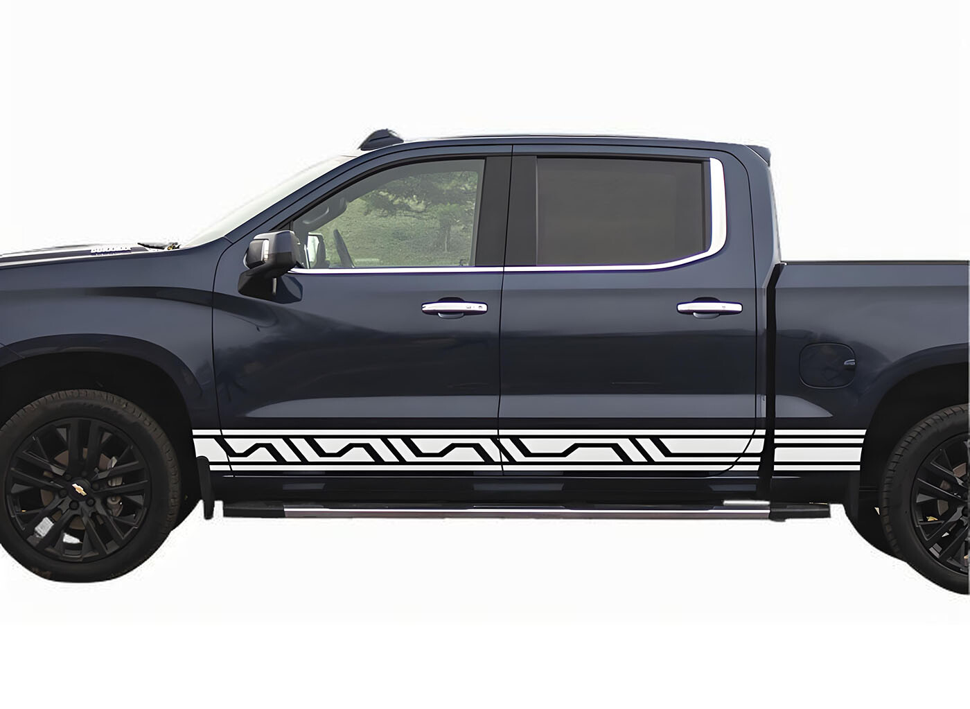 Car Side Stripe Graphics Sticker For Silverado Ford F150 Vw Amarok Hilux Tacoma