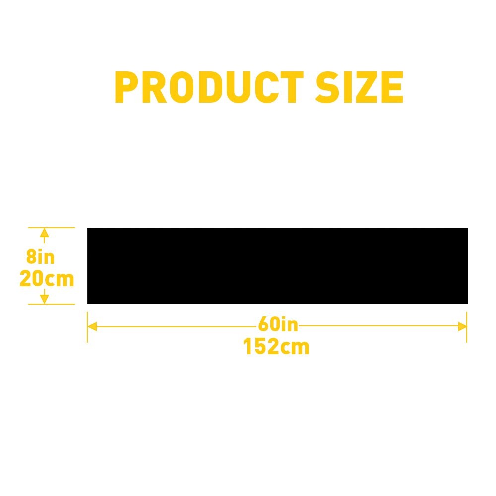 Car Window Tint Visor Sun Strip Film Windshield Front DIY UV Shade Decal Banner