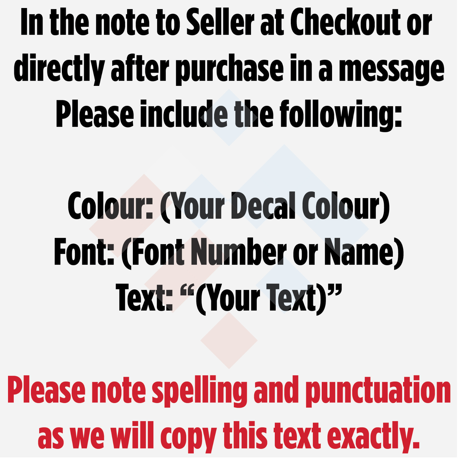 1200mm CUSTOM STICKER – Vinyl DECAL Text Name Lettering Shop Car Window Van Fun