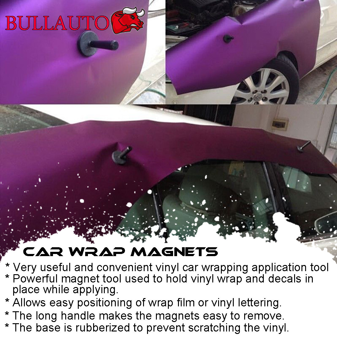 8 PCS Vinyl Squeegee for Auto Window Tint Wrapping Application Tools Kit US Ship