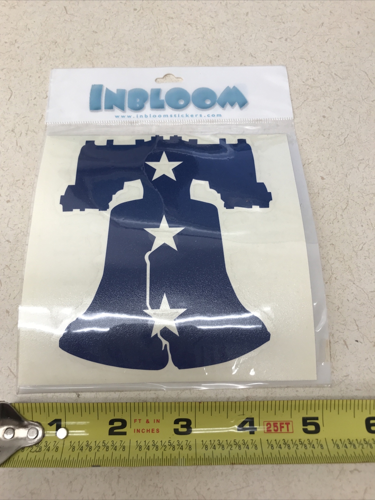 NEW Liberty Bell Sticker America Philadelphia 76ers Vinyl Car Decal Choose Color