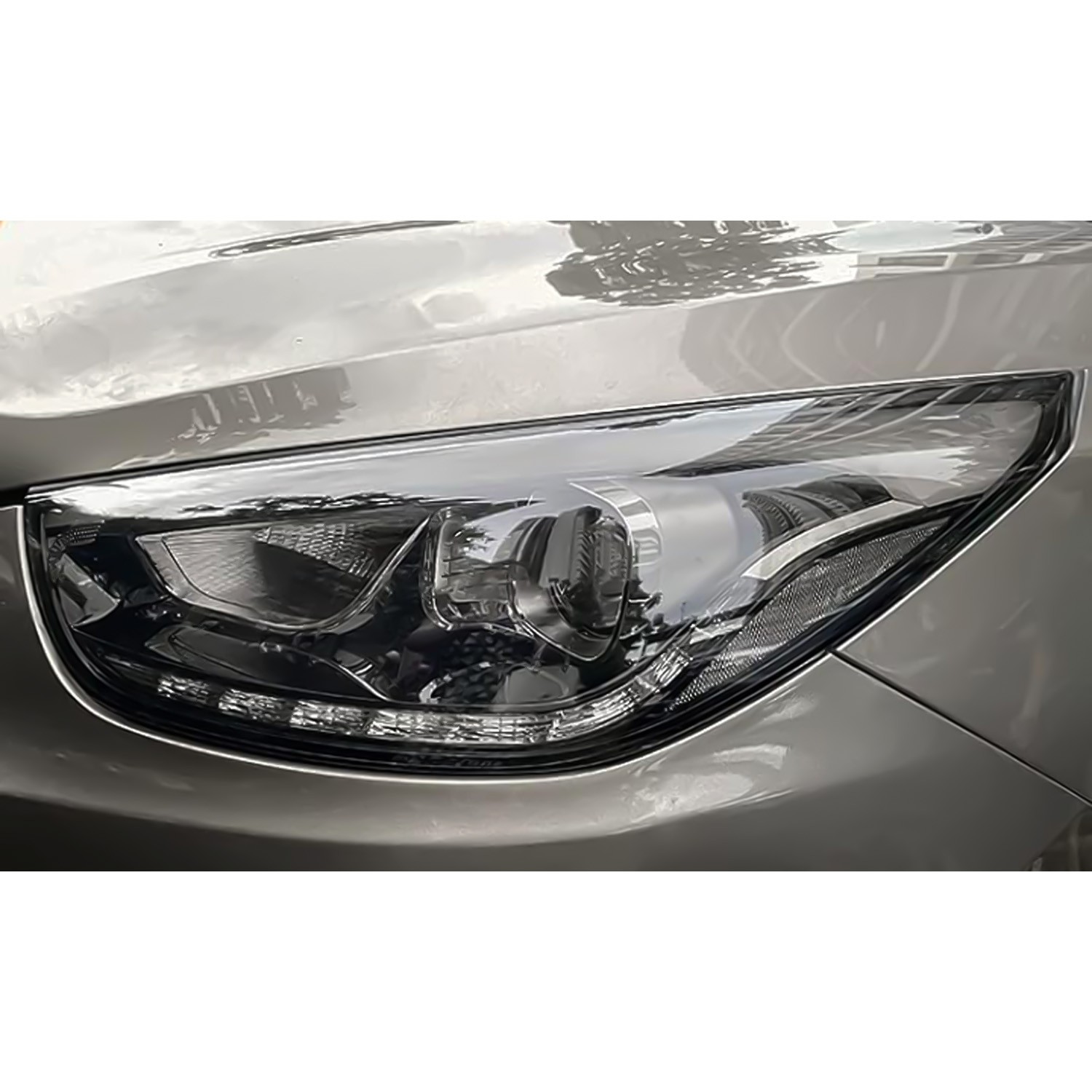 Light black Film Smoke Tint Lens Vinyl Wrap For Headlight taillight 12″x71″
