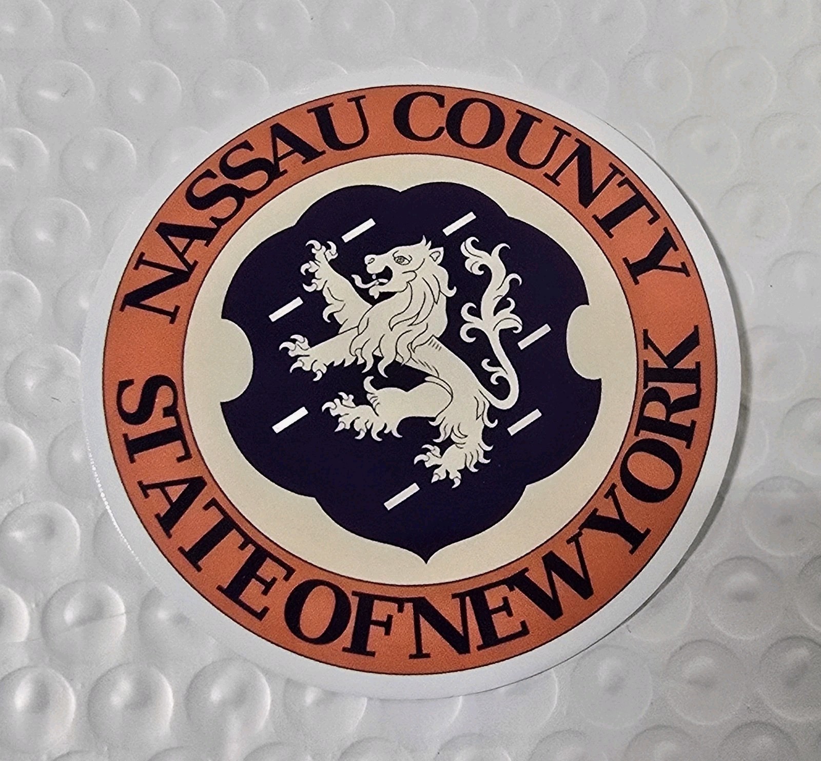3″ Nassau County Police Sticker Decal Supporter FOP PBA State Trooper
