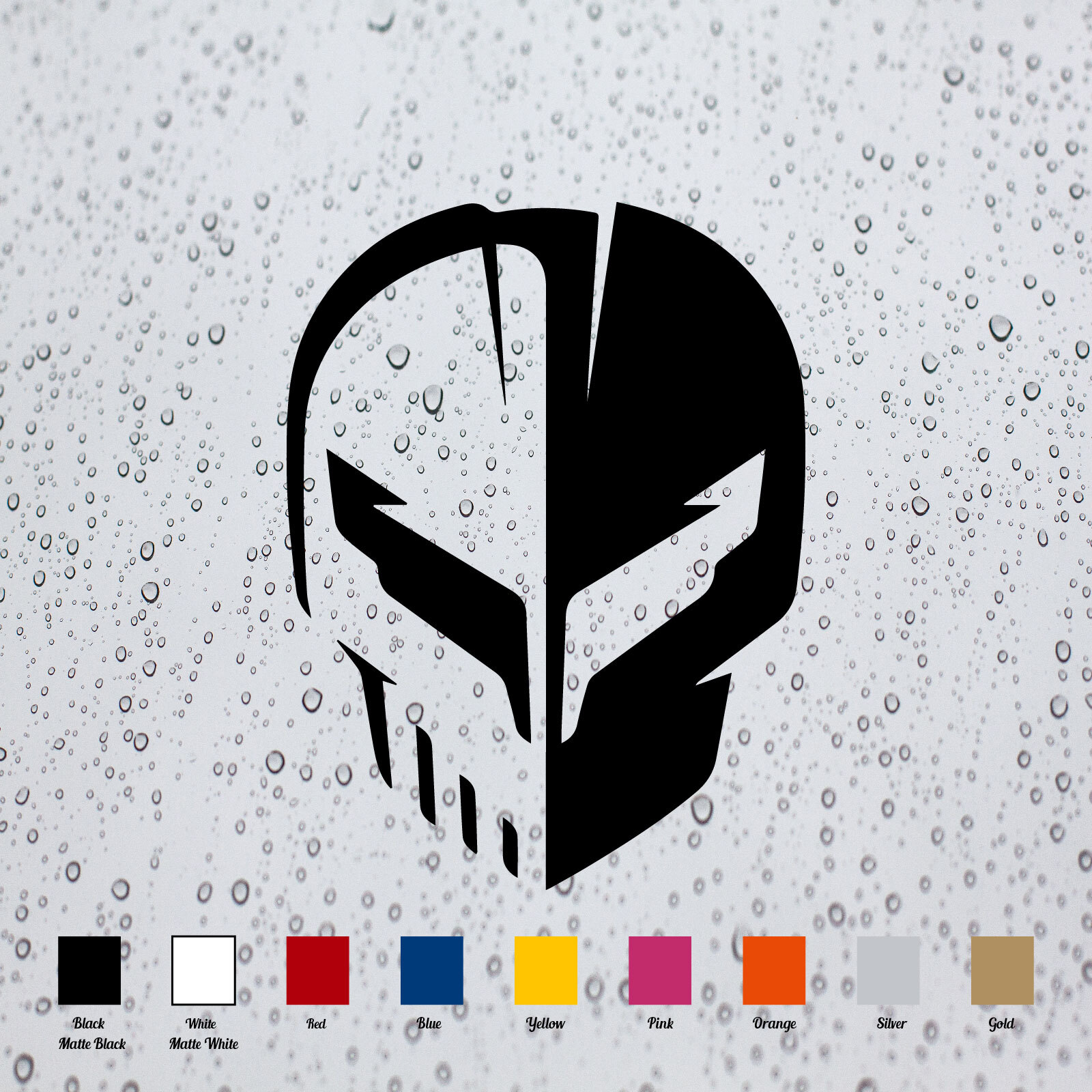 C8 Jake Skull Decal Vinyl Sticker for Corvette Racing Stingray Cars