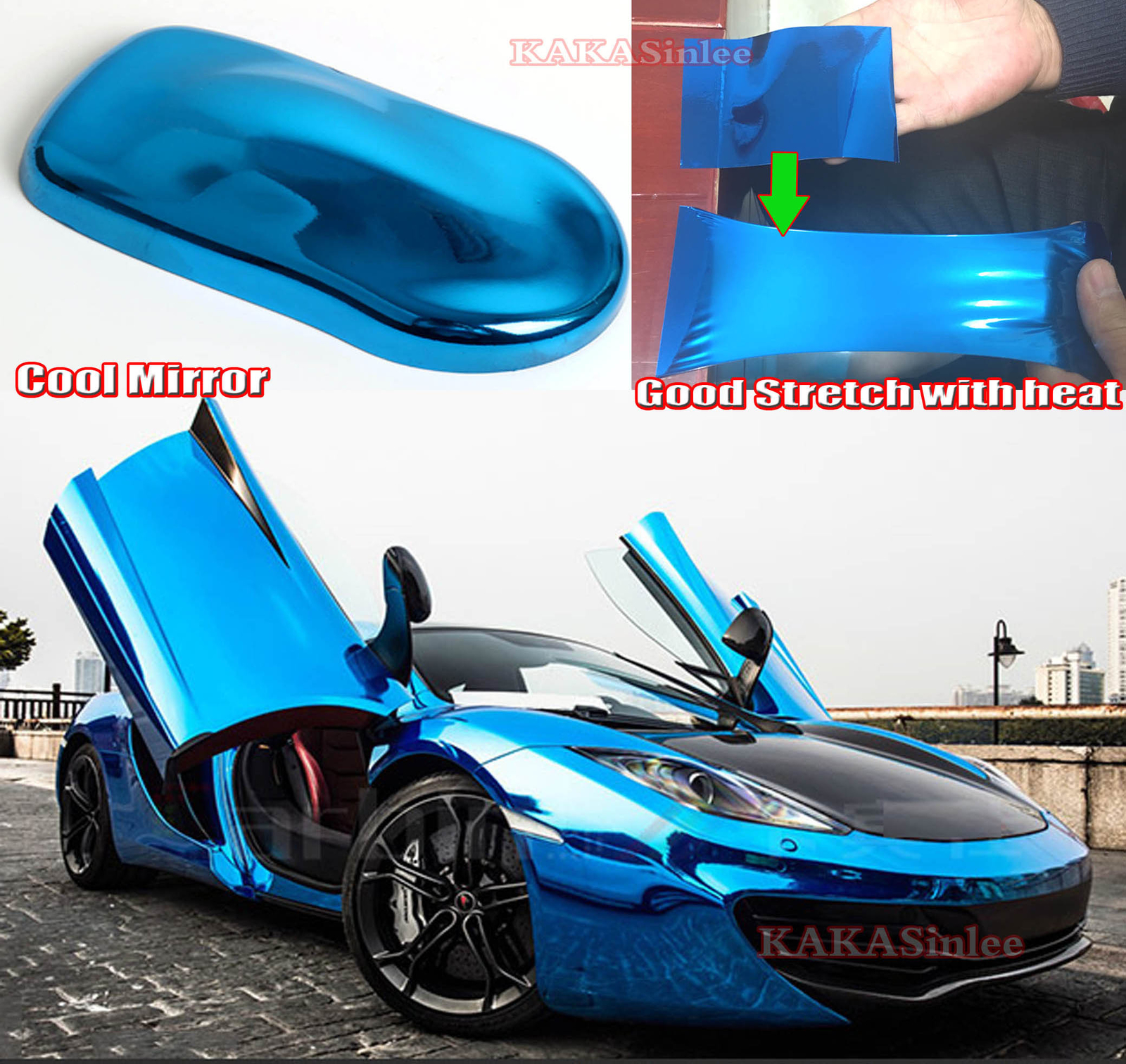 Air Free Chameleon 5D Pearl Glossy Matte Satin Full Car Vinyl Wrap Sticker HDUS
