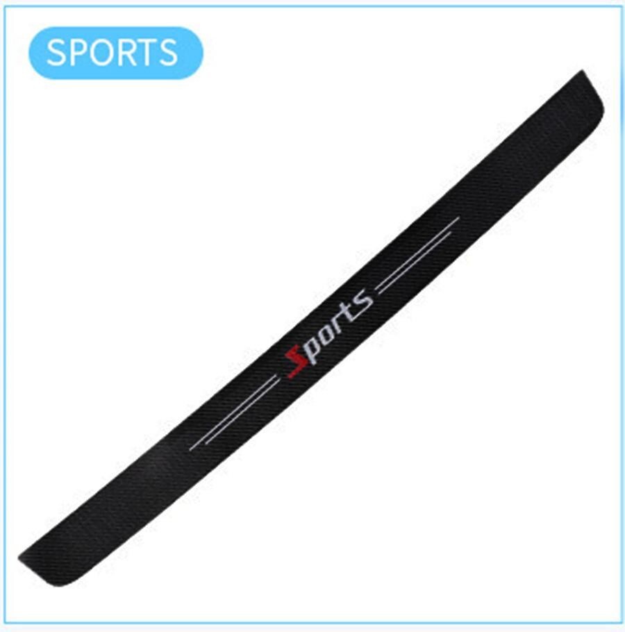 Sticker Protector Cover Sport Style Decals Carbon Fiber Look For Car Door Scuff