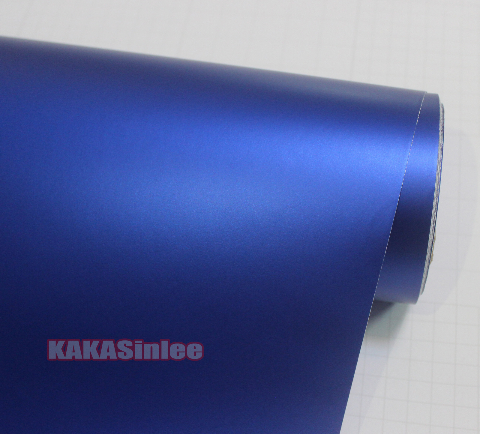 Bubble Free Entire Car Satin Matte Chrome Vinyl Wrap Hood SUV Sticker Blue US