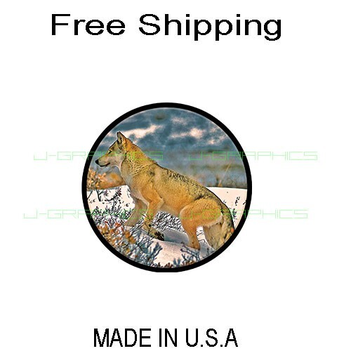 Wolf Vinyl Decal Sticker Bumper Window Helmet Tablet Alaskan Yukon B