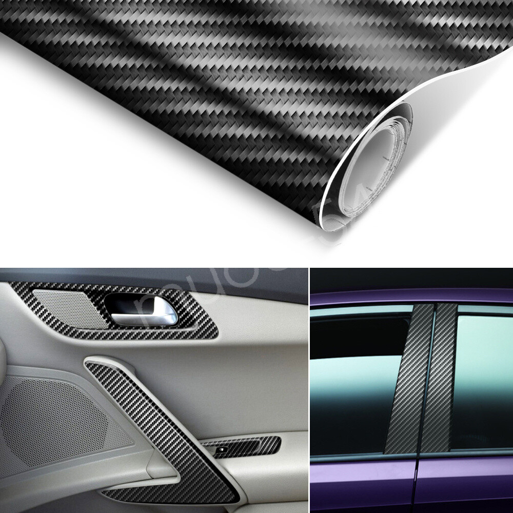 5D Carbon Fiber Texture Sheet Car Auto Interior Trim Vinyl Film Wrap Sticker 2x