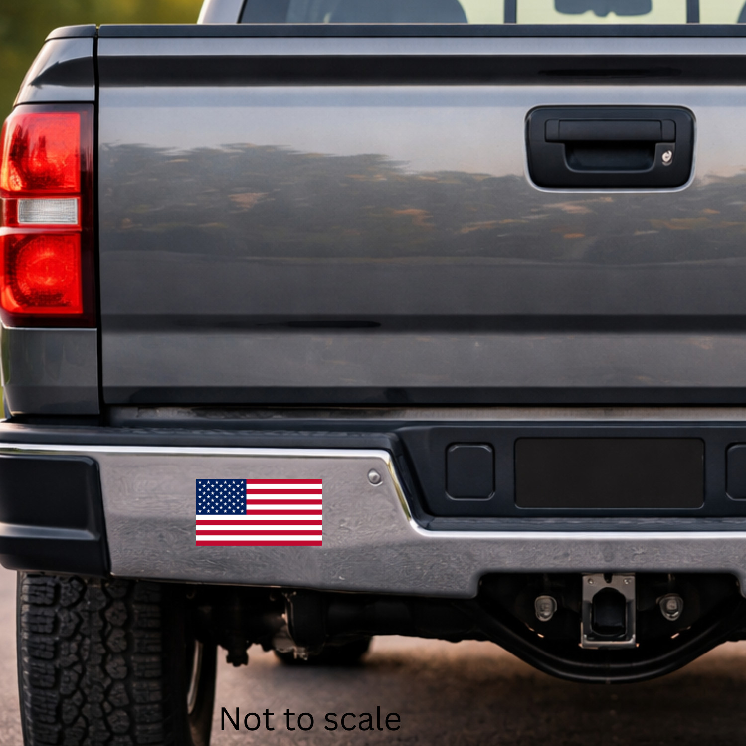 American Flag Heavy Duty Magnet Red White and Blue 3″ x 6″ Cars Trucks Outdoors