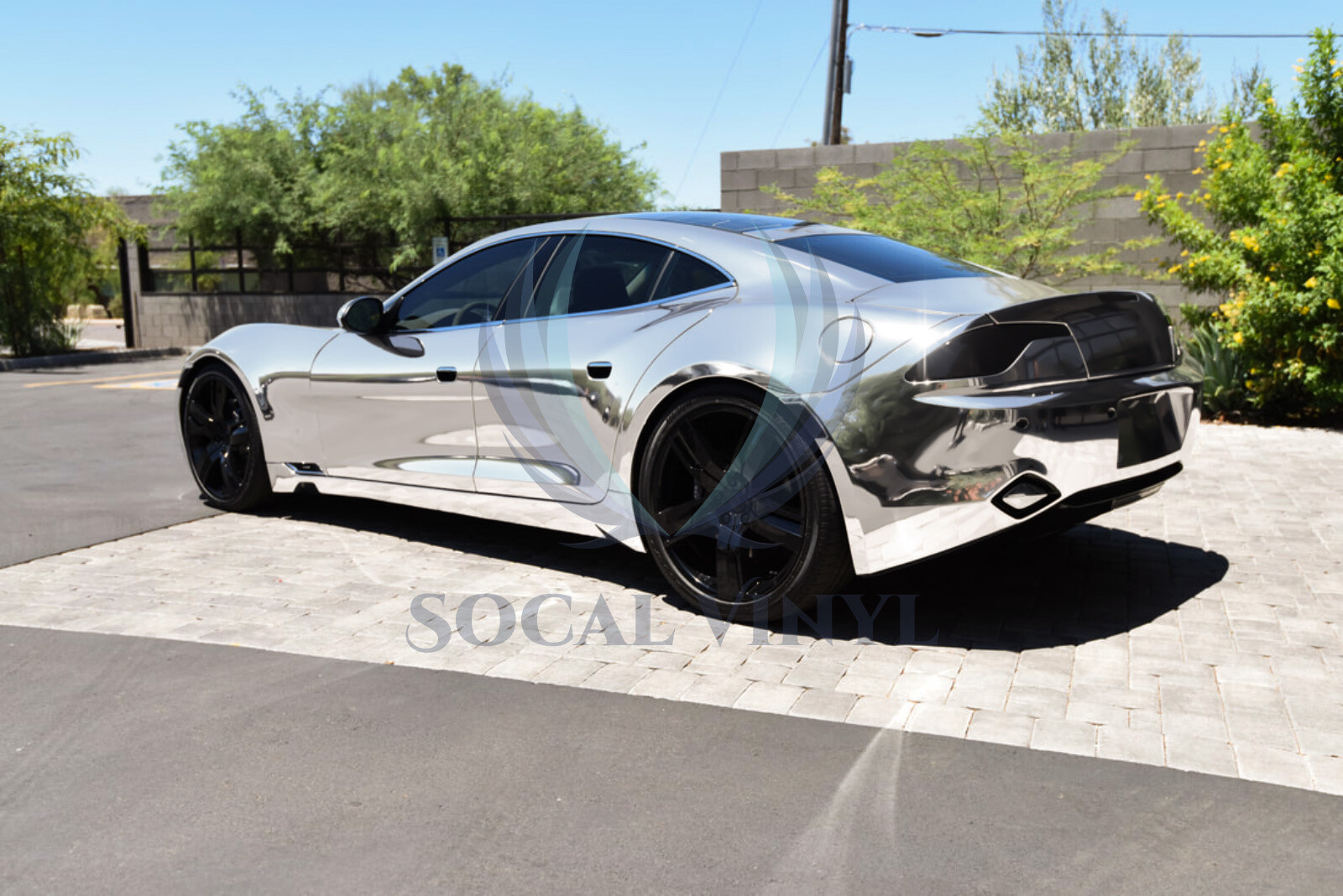 Supercast Chrome Silver Car Vinyl Wrap Sticker Easy Stretch Decal Sheet Film DIY