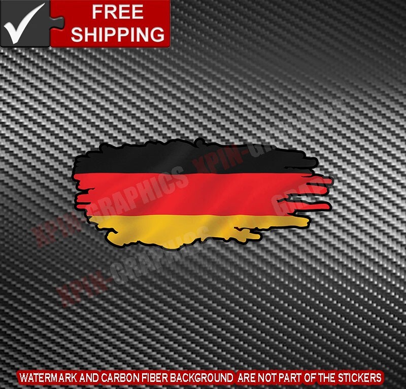 German Germany Country State Flag Vinyl Decal Sticker #B