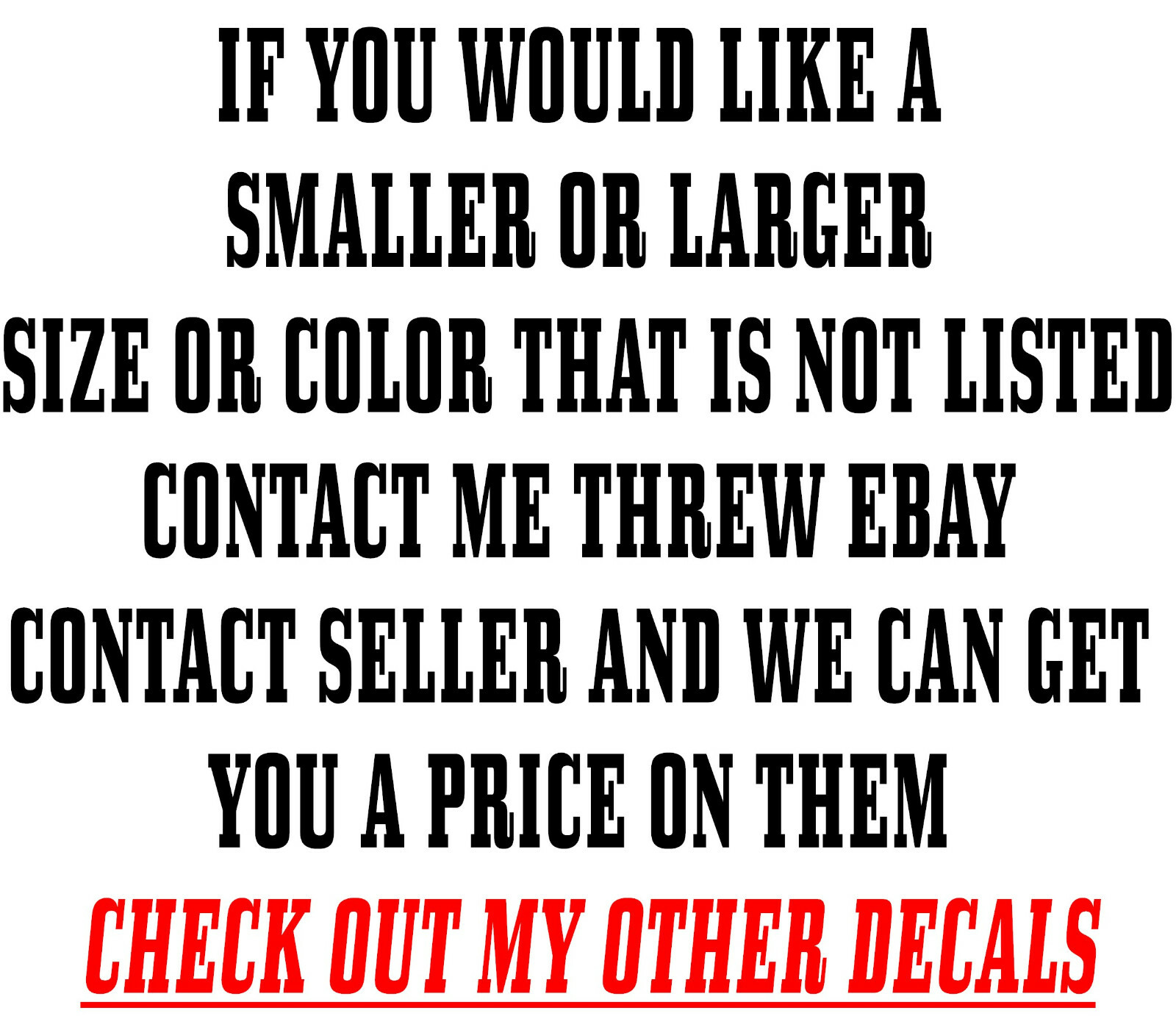 SET OF 2 PUNISHER DECALS YOUR CHOICE