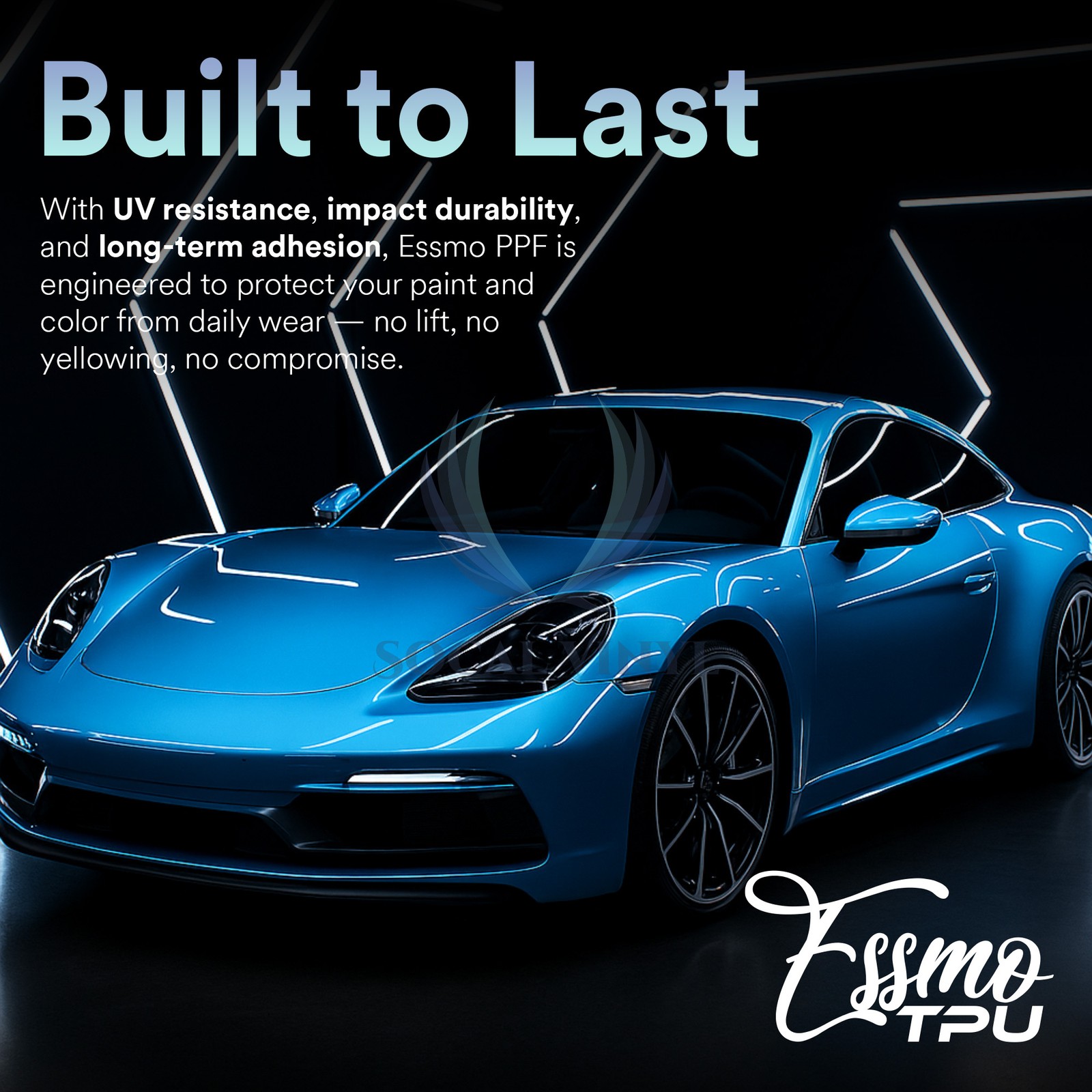 TPU Color Gloss Midnight Blue PPF Paint Protection Film Dry Wet Apply Vinyl Wrap