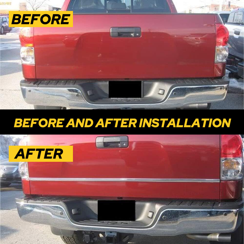 Chrome Molding Trim 0.4~1” Wide Automotive Trunk Body Side Bumper Strip Decor