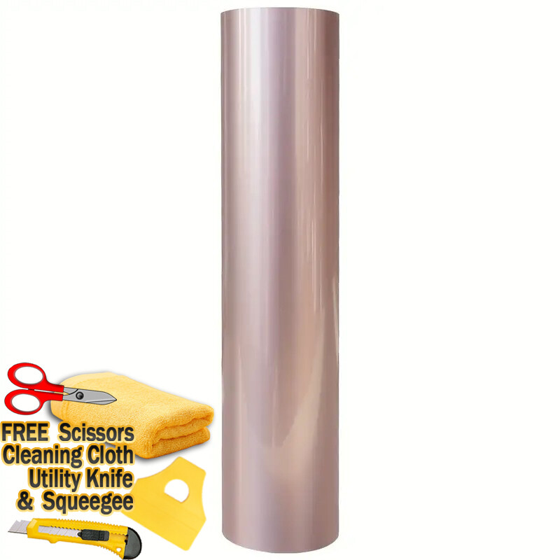 Premium Super Gloss Glossy Metallic Vinyl Film Wrap Sticker Air Bubble Free