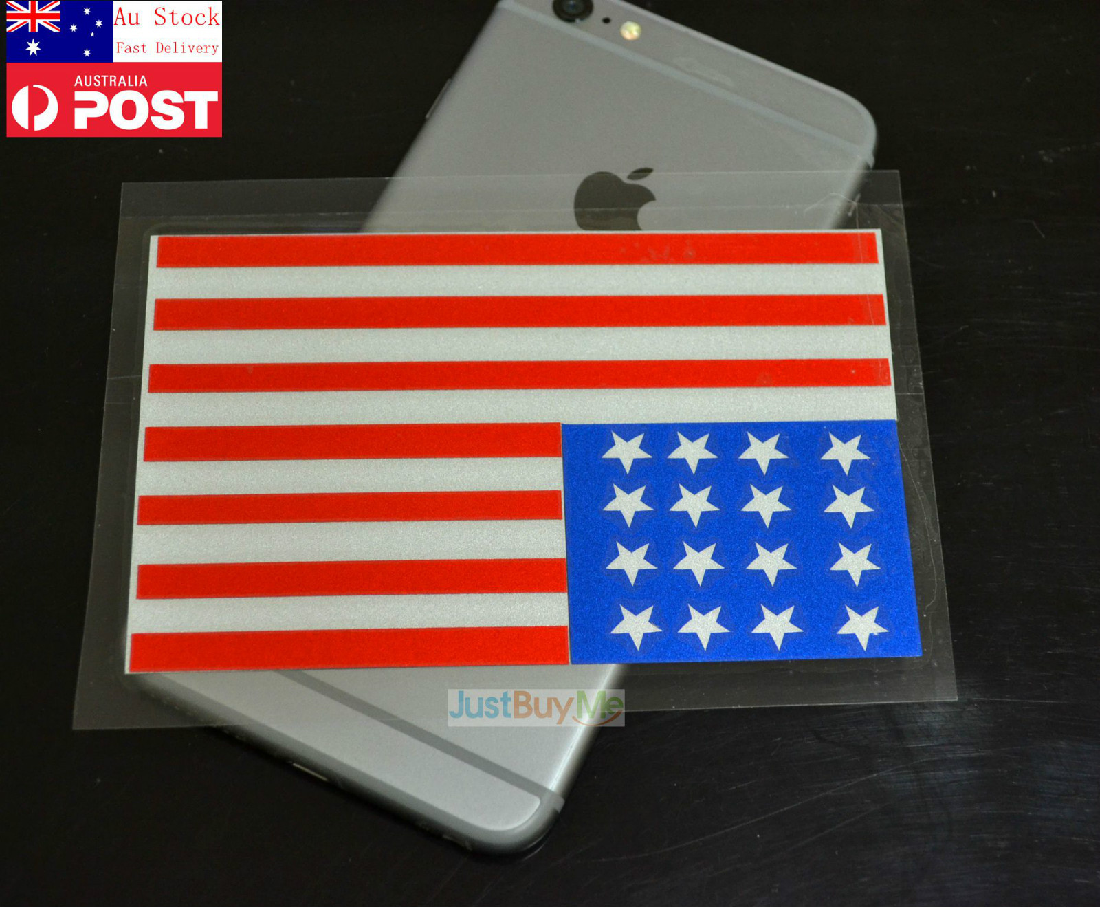 USA America Flag Vinyl Car Truck Badge Emblem Sticker Decal 13cm X 8cm