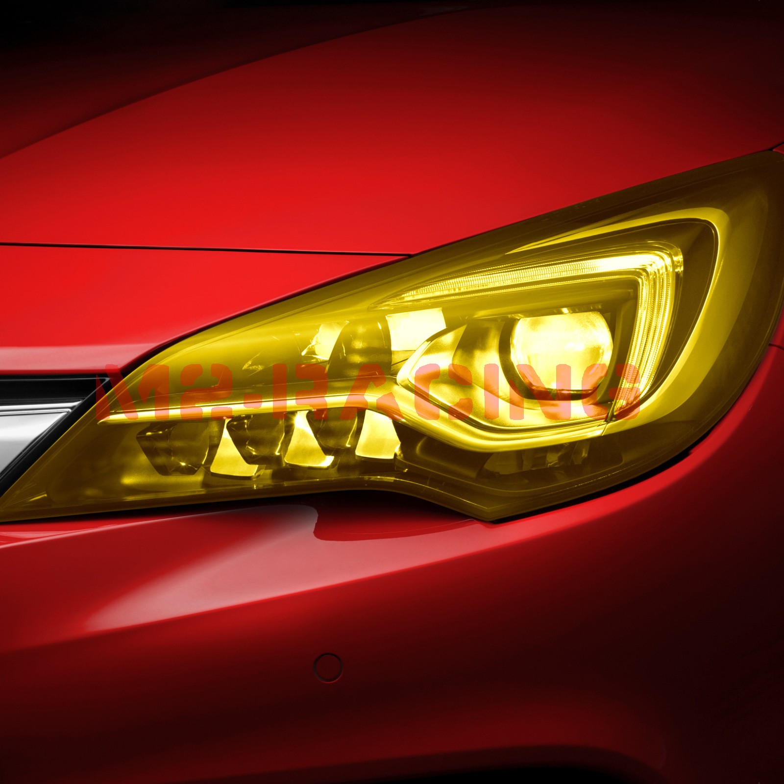 Gloss Golden Yellow Headlight Taillight Auto Protective Lights Tint Film Vinyl
