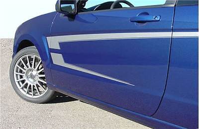Custom Stripes Graphics Decals NEW!* 2011 (3M Vinyl) for Ford Focus