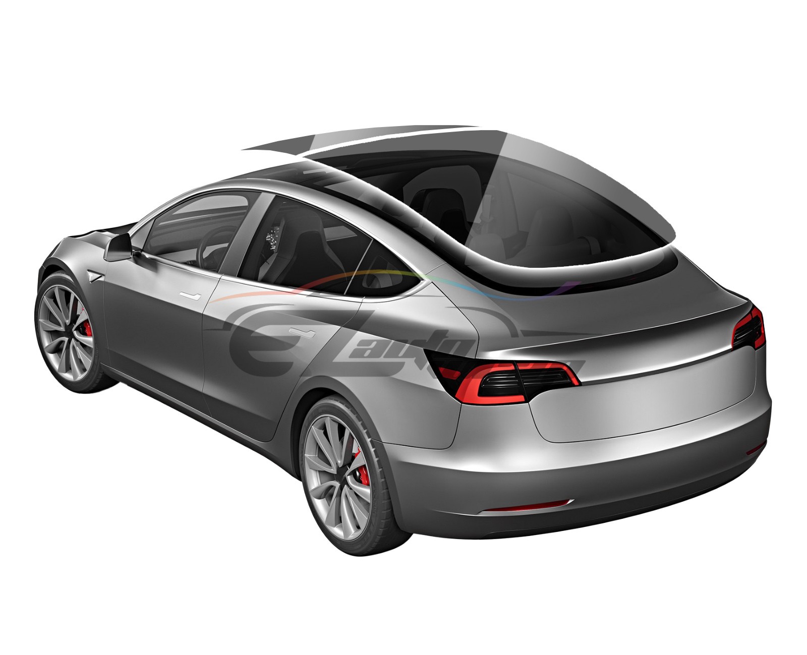 TPU Essmo Security Black Smoke Glass Sunroof VLT70% UV99% Windshield Sunshade