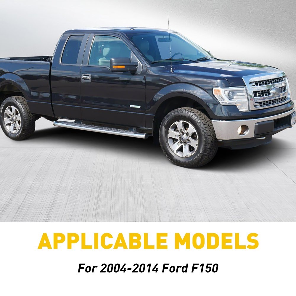 4/8x Pillar Posts For 2004-2014 Ford F150 Chrome Extended Crew Cab Window Trim J