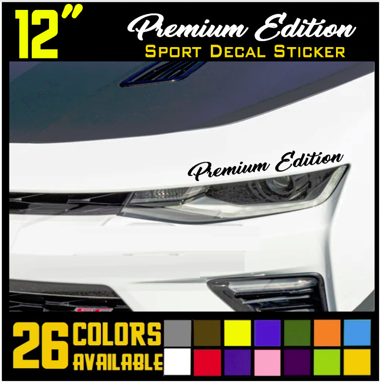 PREMIUM EDITION Decal Sticker Racing Performance Sport Car Truck Emblem logo [4]