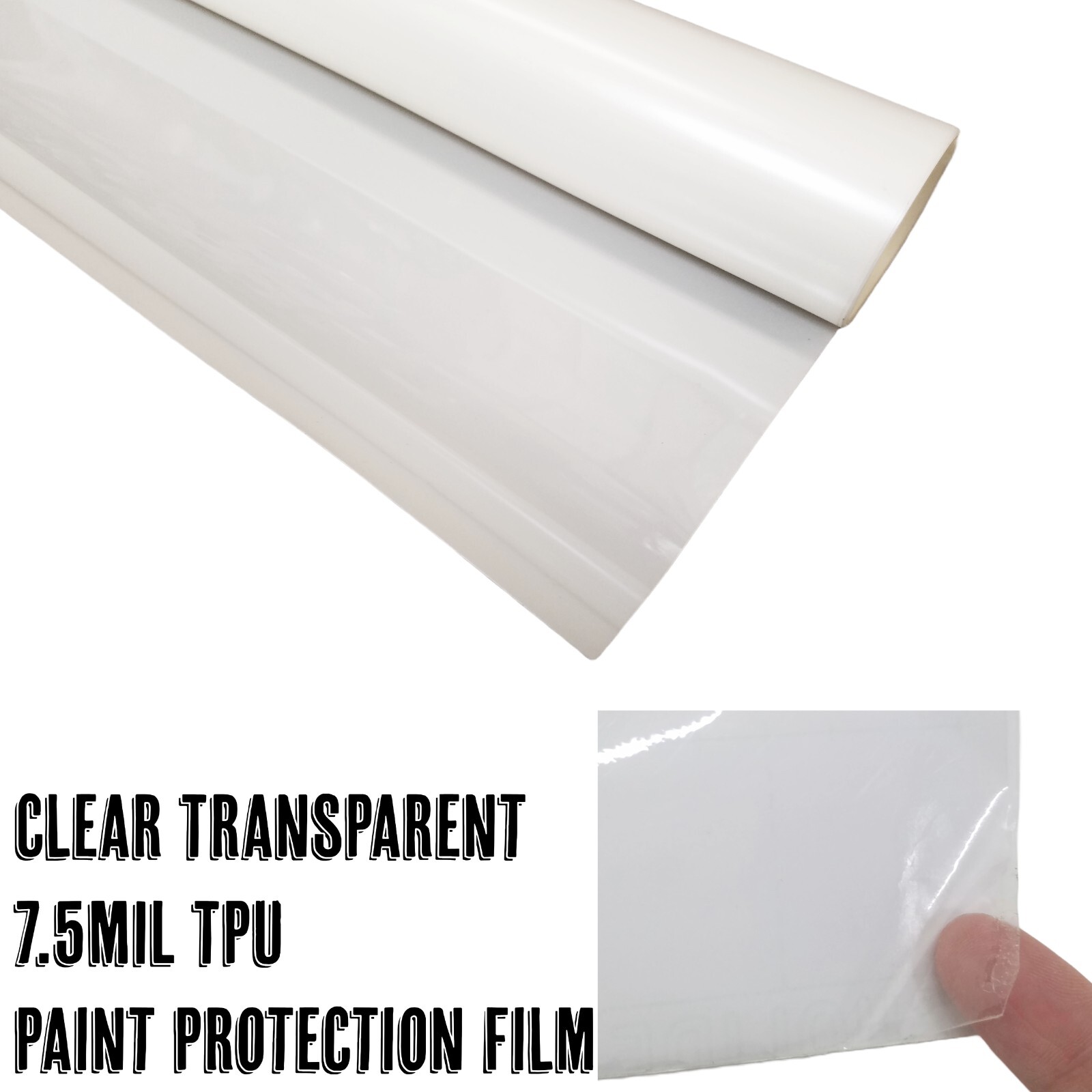 Clear Transparent Car Paint Protection TPU 7.5mil PPF Self Healing Shield Film