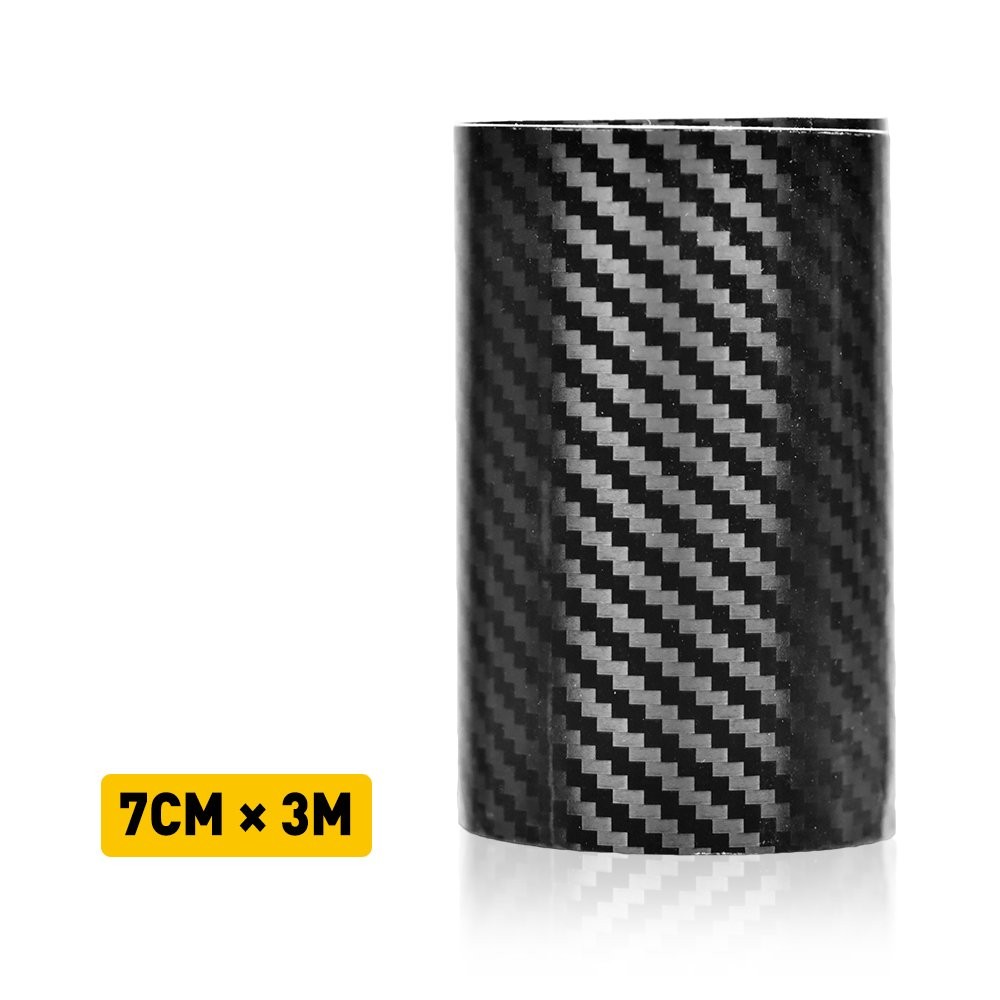 Carbon Sticker Fiber Scuff Sill Cover Protector Anti Scratch Strip Car Door Body