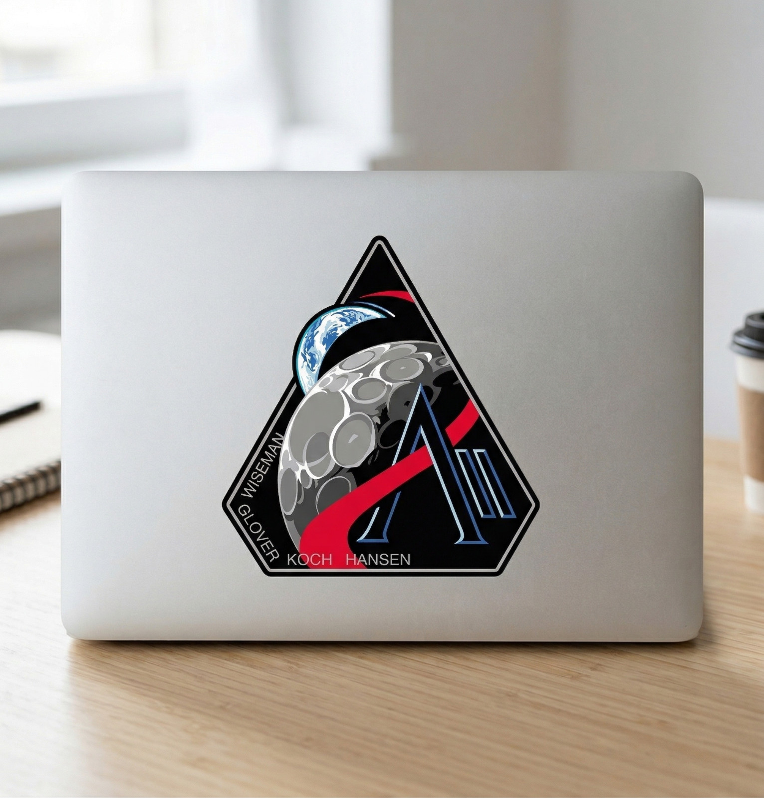 NASA Artemis II Mission Logo Vinyl Decal Sticker – Moon Rocket Space Program