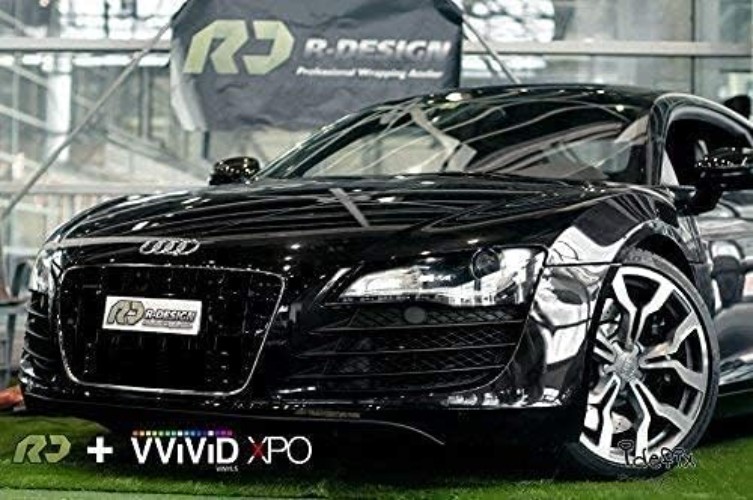 High Gloss Black Vinyl Wrap Roll – 2ft x 5ft Microfinish for Appearance