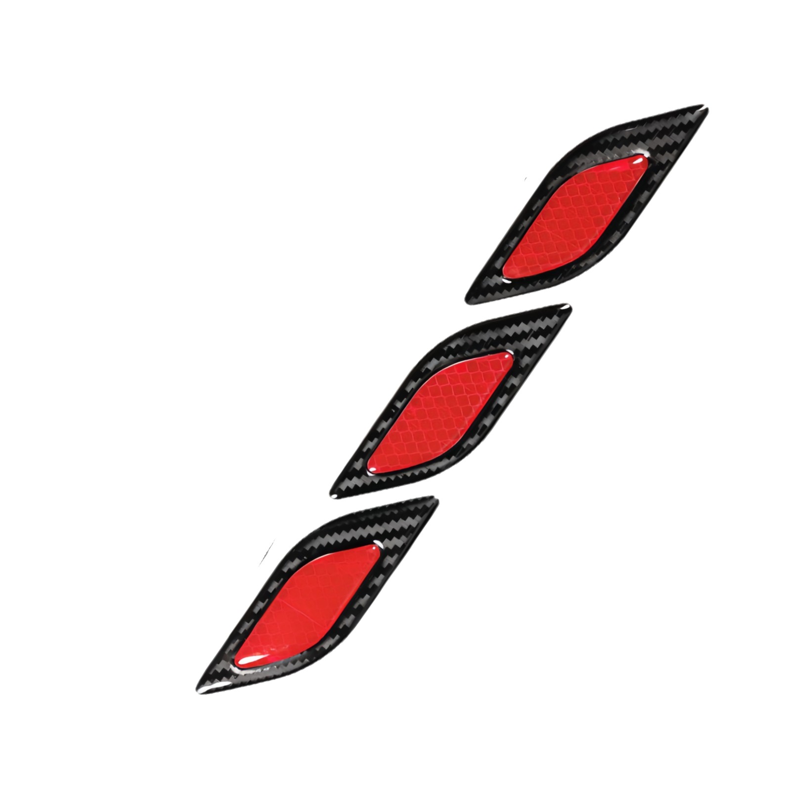 Red-Black Car Door Handle Bowl Anti-Scratch Sticker Protector Trim