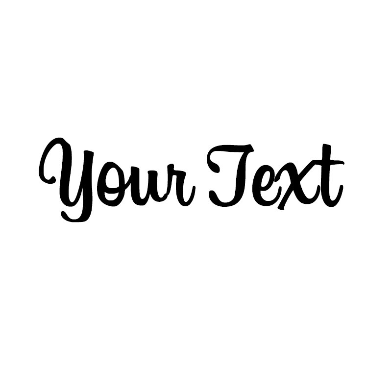 YOUR TEXT Vinyl Decal Sticker Car Window CUSTOM NAME Personalized Lettering