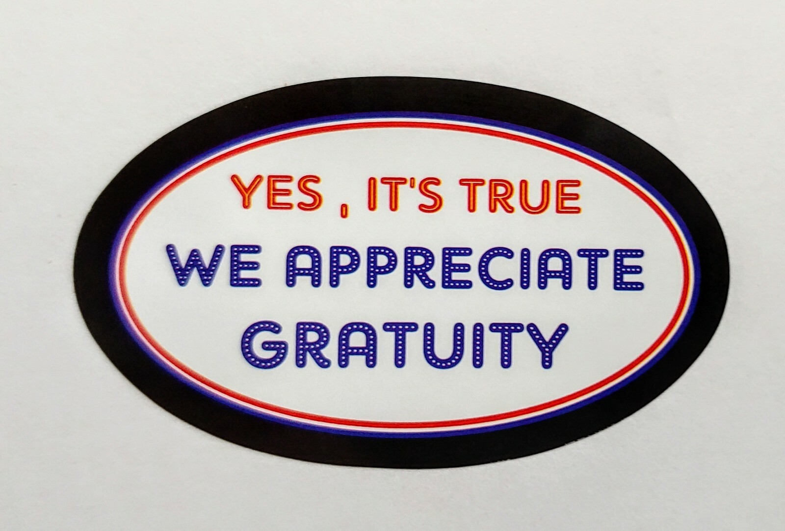 Gratuity Sticker , tip jar sticker , Tip jar , rideshare , tips sticker, ube
