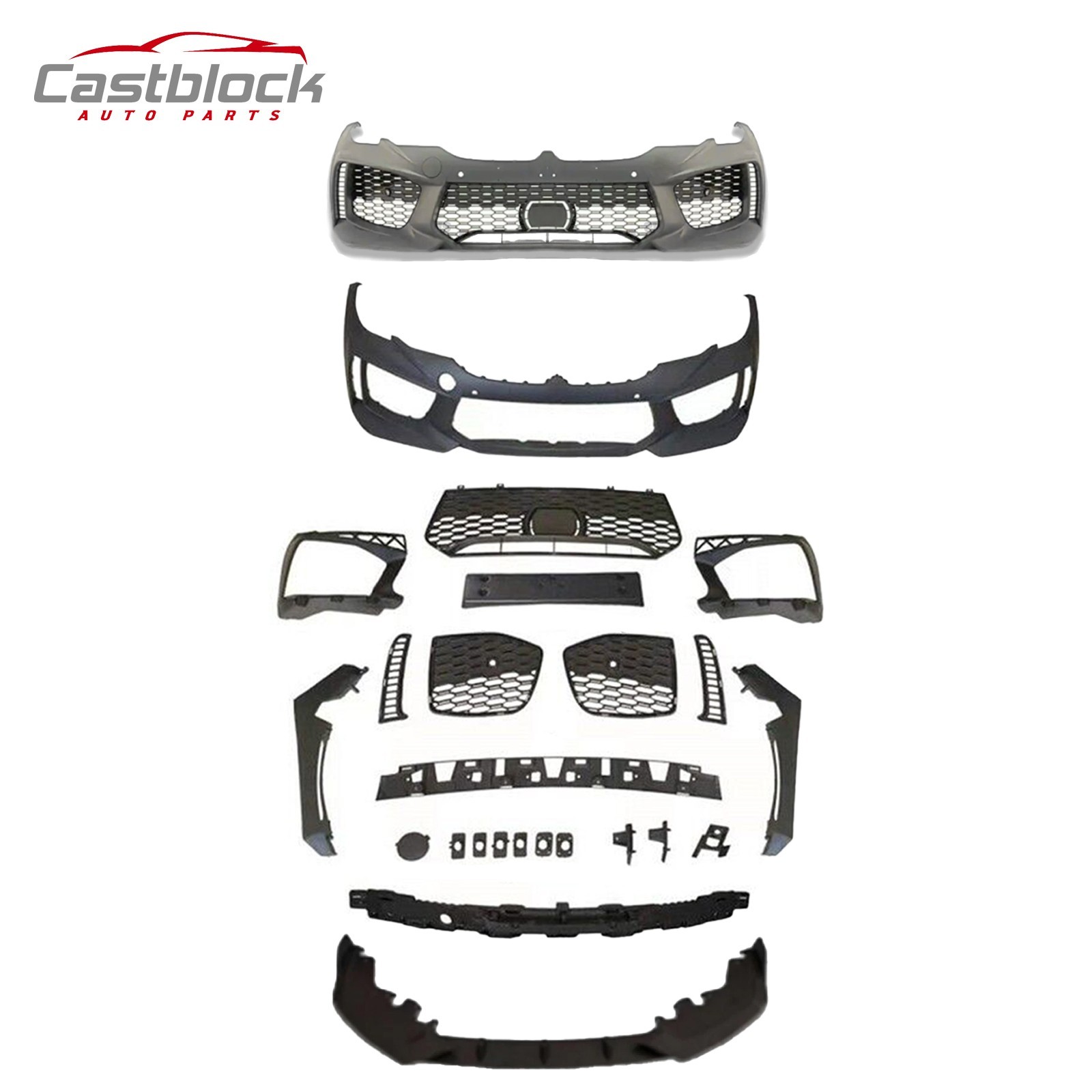 Facelift For BMW 3 Series 2019-2021 G20 G21 330 340 To M8 Look Front Bumper Kit✨