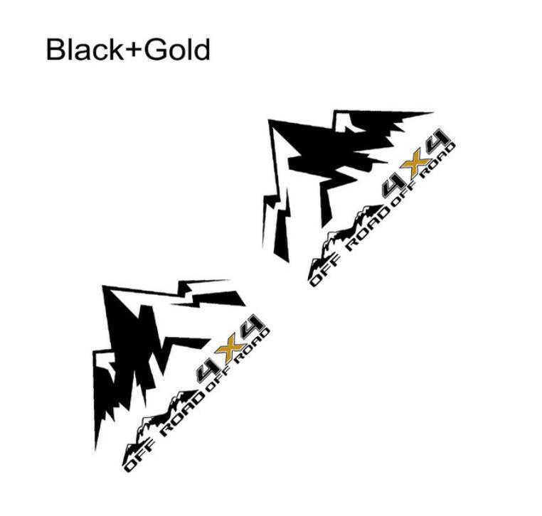 Mountain Graphics Car Sticker For Chevrolet Silverado Ford Ranger Off Road Decal