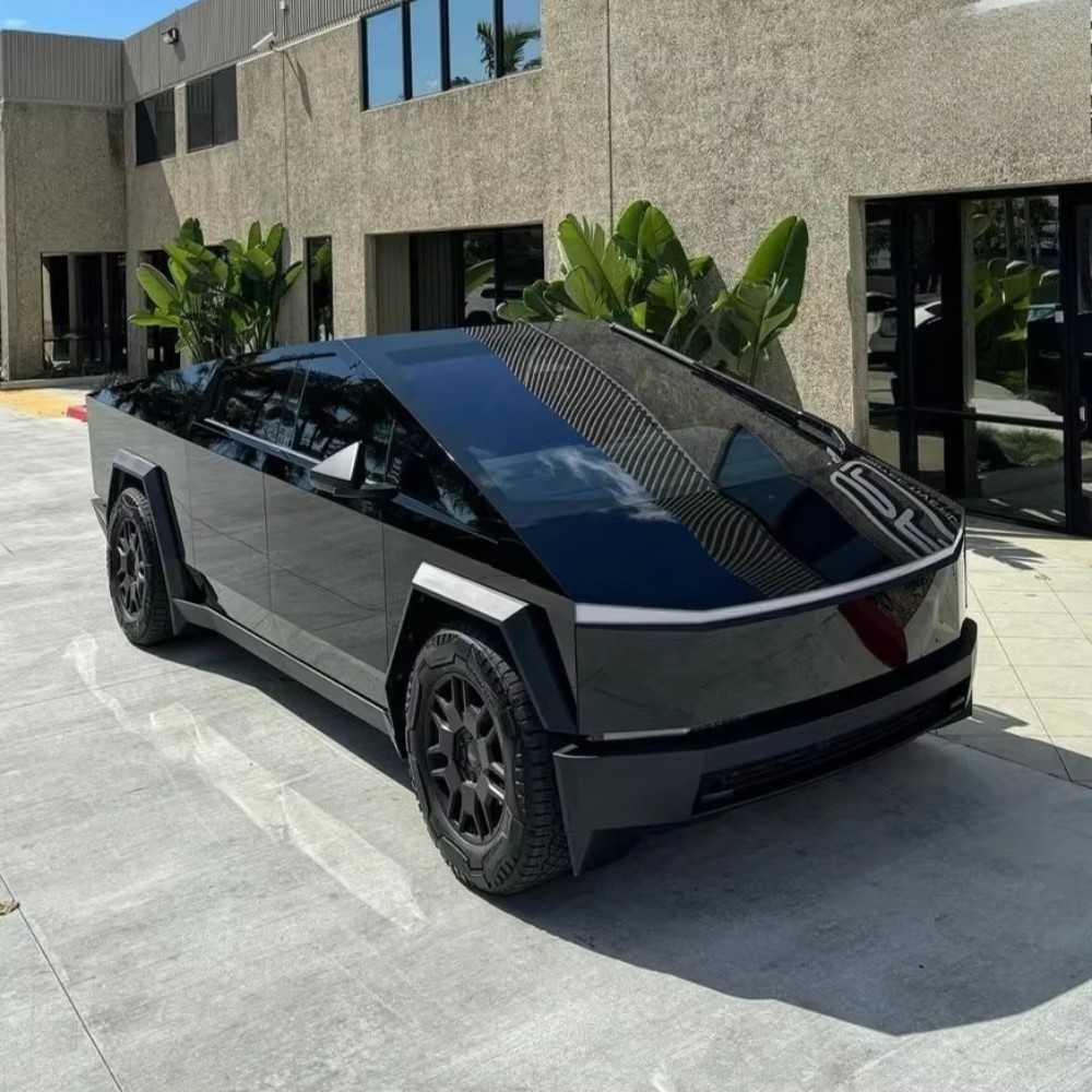 Cybertruck PreCut PPF Gloss Black PET Paint Protection Film Color Change Wrap