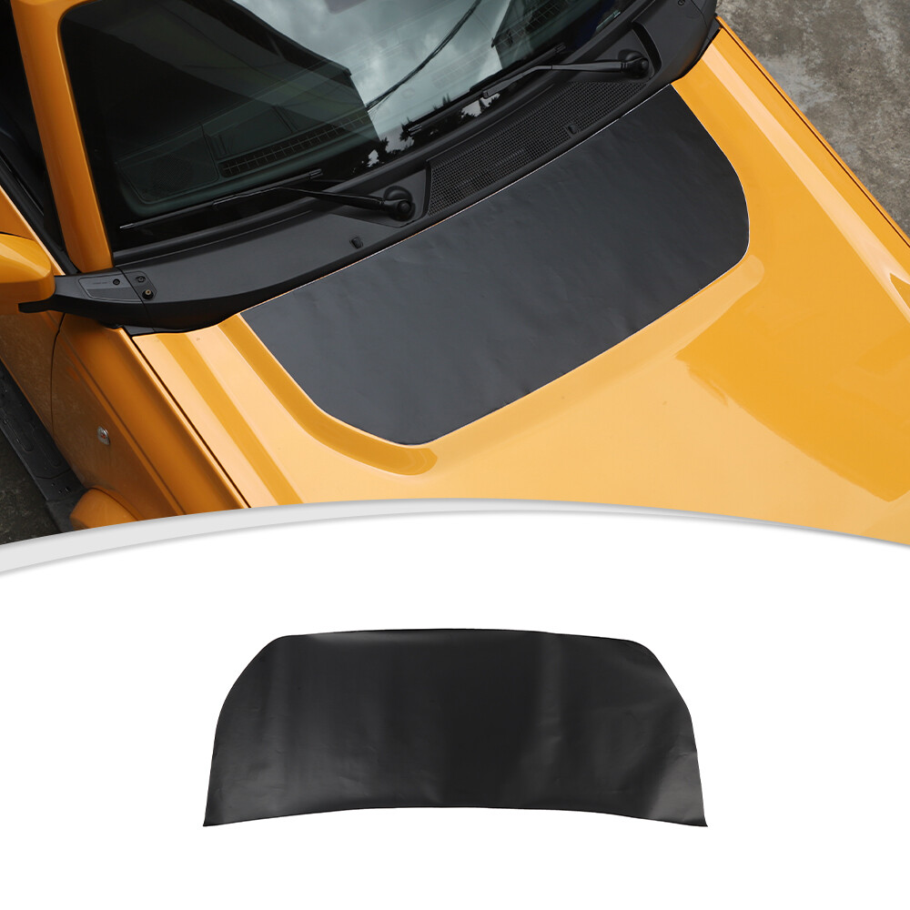 Car Front Engine Hood Sticker Decal Cover Trim For Ford Bronco 2021+ Black Parts
