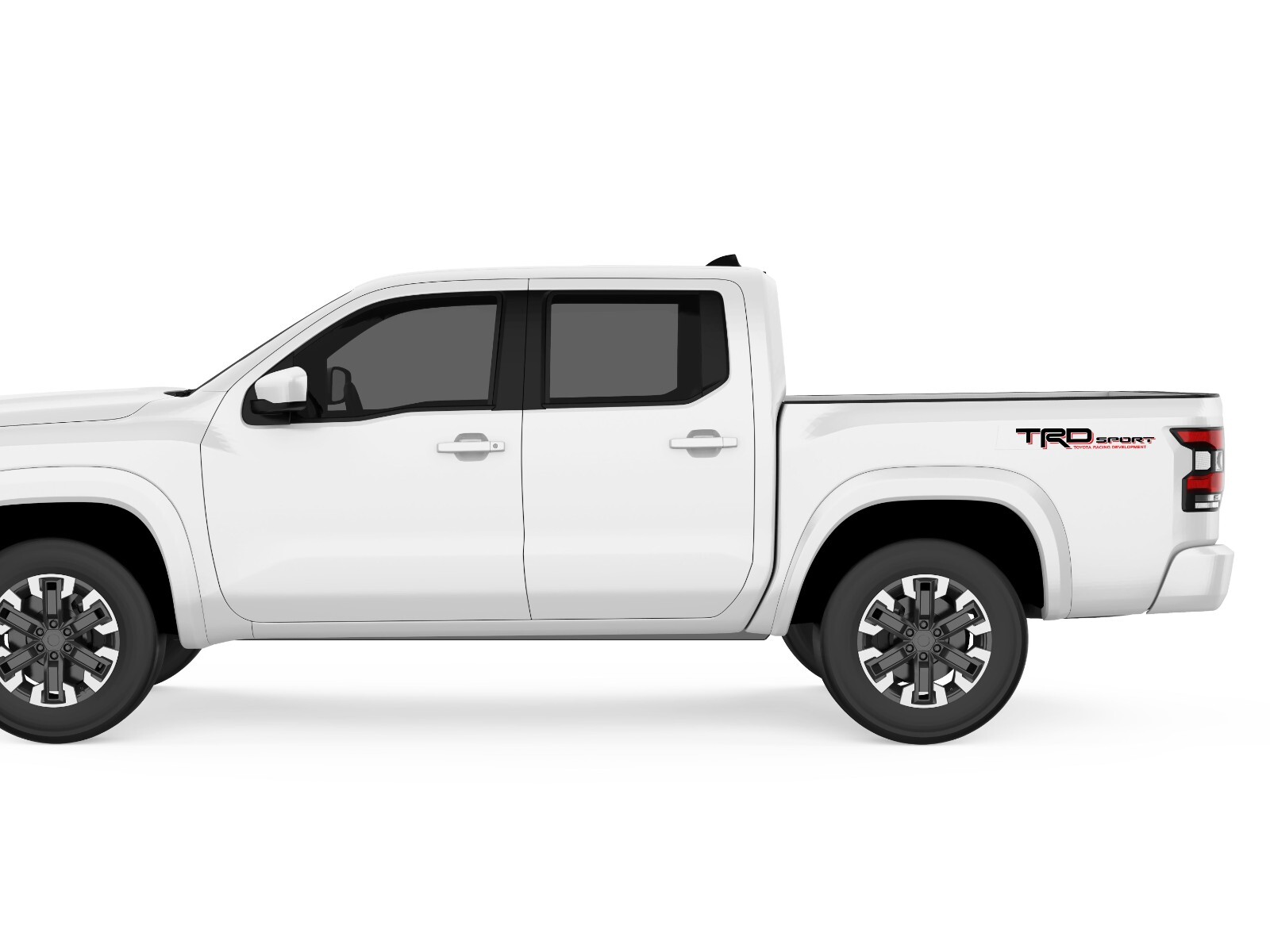 TRD Sport Four Wheel Drive 4×4 Decal Stickers Size 19×3 inch (Set of 2)