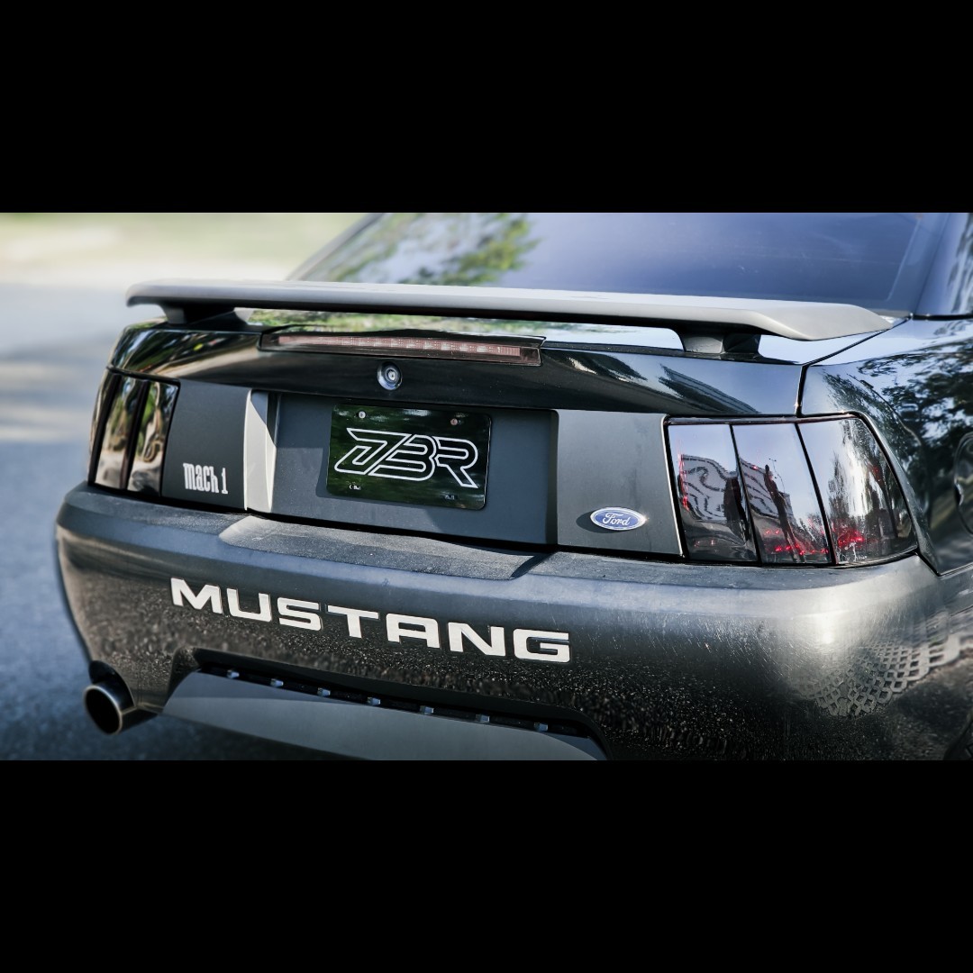 99-04 Ford Mustang SMOKED Taillight Tint Vinyl Overlays Dark Gloss NEW EDGE