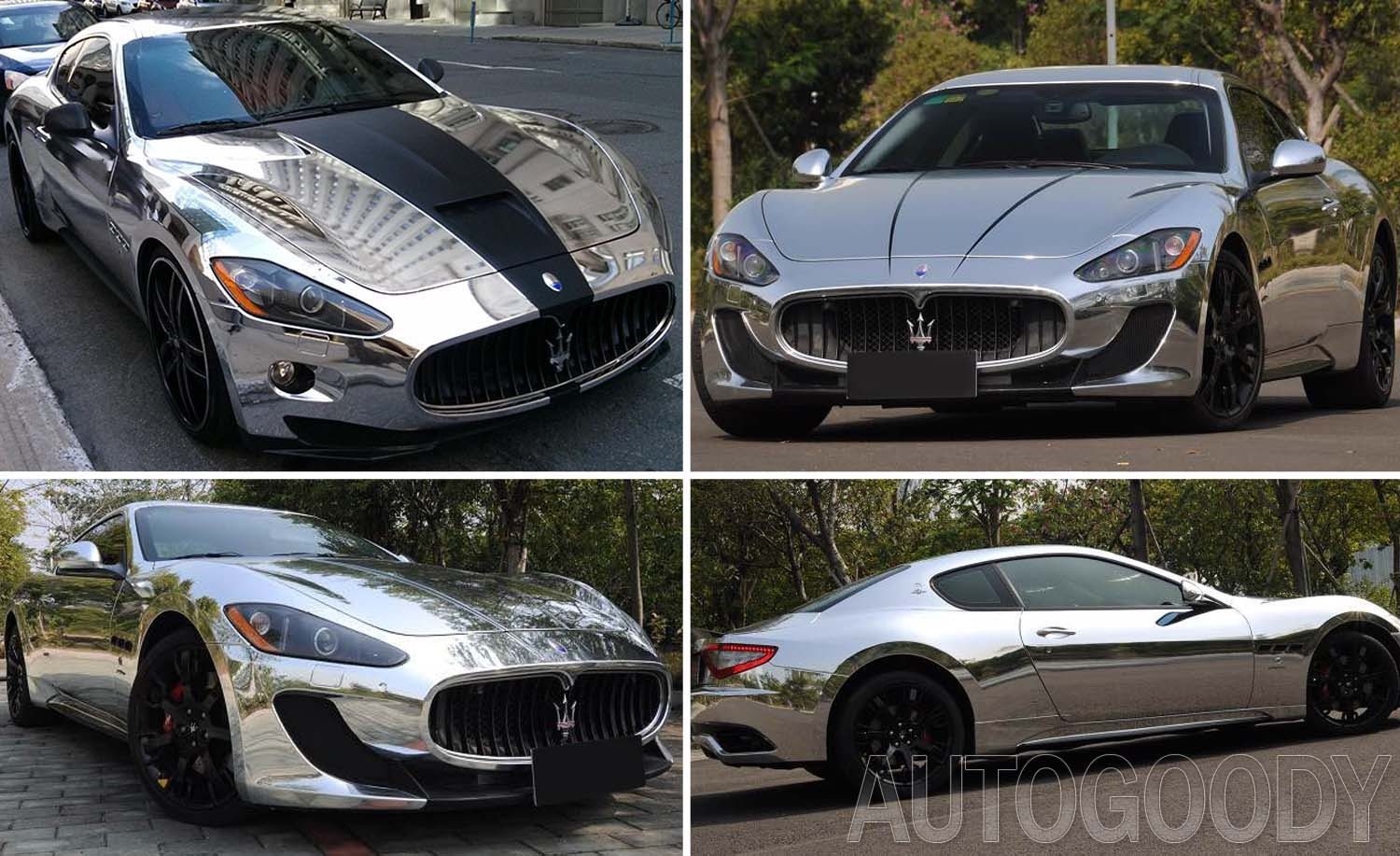 48″ x 60″ Silver Chrome Mirror Vinyl Film Wrap Sticker Stretchable 4ft x 5ft